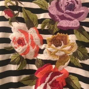 Johnny Was Los Angeles long sleeve v-neck tee.